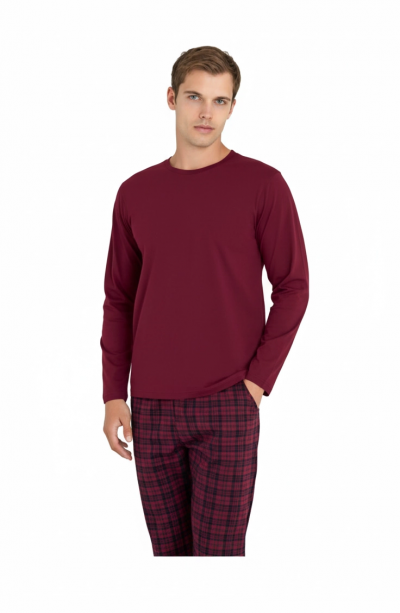 9273-kly 0 yaka pijama takımı