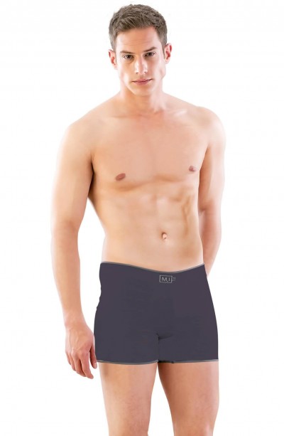 ANTRASİT MI Emay 2108 Seamless uzun Erkek Boxer