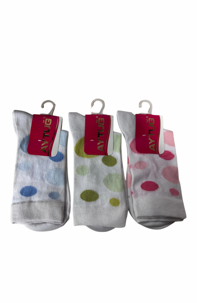 Aytuğ Puanlı Bayan Soket Çorabı 3 ADET 30317