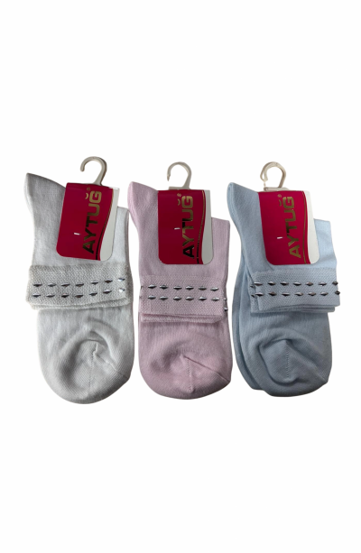 Aytuğ Taşlı Bayan Soket Çorabı 30319