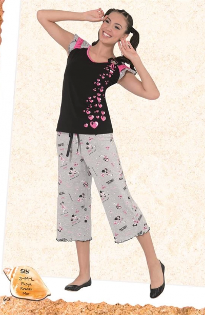 Berrak Bayan Kapri Pijama Takım 5131