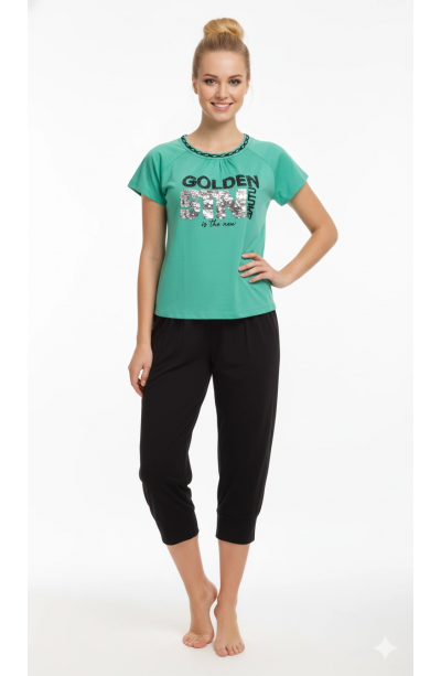 Berrak Bayan Yazlık Pijama Takımı 5242