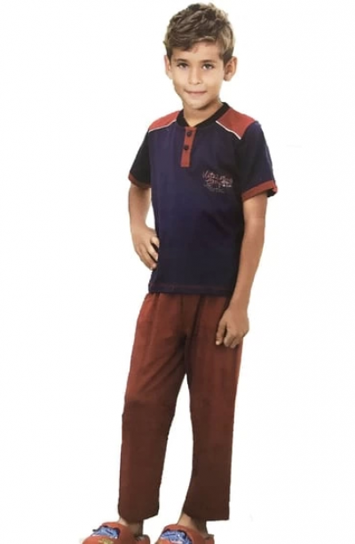 Berrak Erkek Çocuk Kısa Kollu Pijama Takım 361