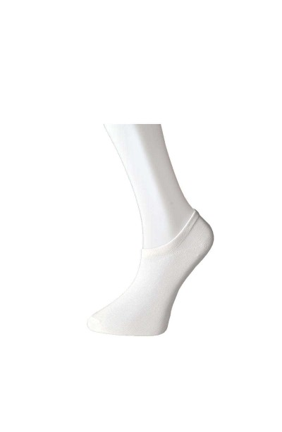 Beyaz Erkek Görünmez Çorap 15 çift