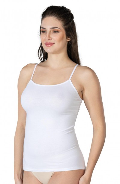 BEYAZ MI Emay 1410 Modal Cotton İnce Askılı Atlet