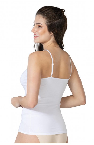 BEYAZ MI Emay 1410 Modal Cotton İnce Askılı Atlet