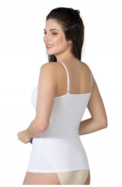 BEYAZ MI Emay 1413 Modal Cotton Kaplı Emzirme Atlet