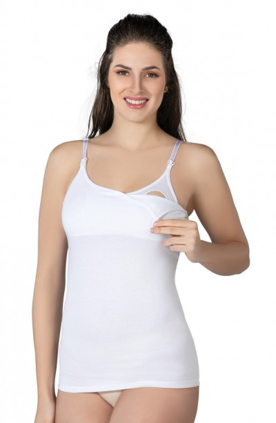 BEYAZ MI Emay 1414 Modal Cotton Emzirme Atlet