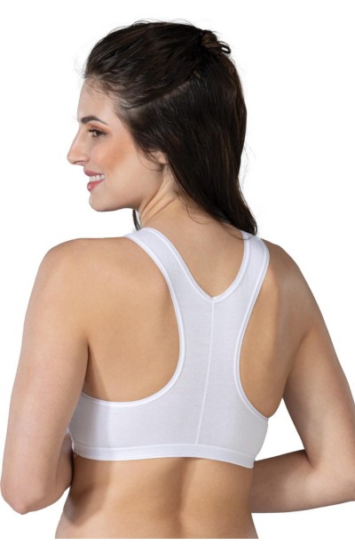 BEYAZ MI Emay 1424 Modal Cotton Sporcu Büstiyer