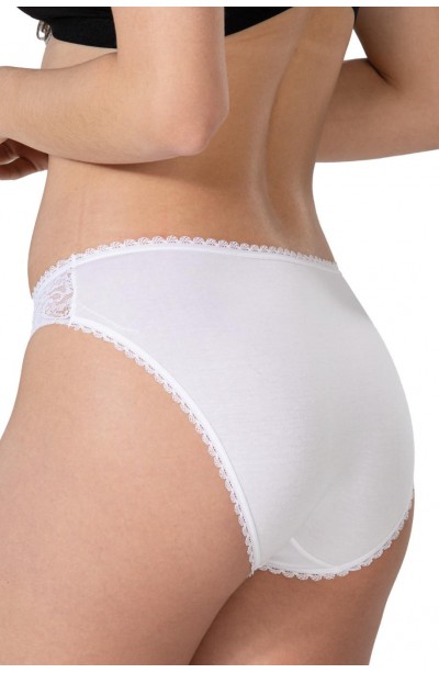 BEYAZ MI Emay 1444 Modal Cotton Dantelli Külot