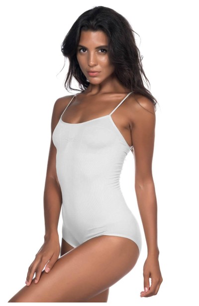 BEYAZ MI Emay 1923 Soft İp Askılı Çıtçıtlı  Body