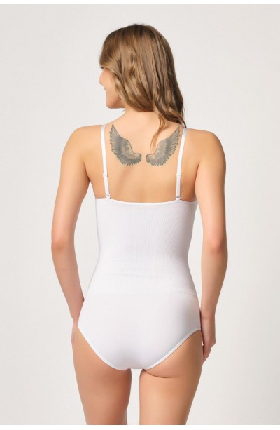 BEYAZ MI Emay 1925 Soft Pedli Çıtçıtlı Body