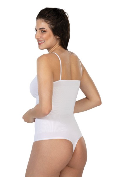 BEYAZ MI Emay 1927 İp Askıllı Ripli String Body