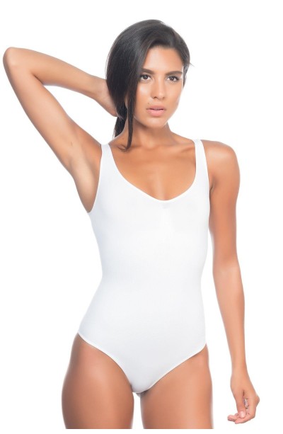 BEYAZ MI Emay 2018 Kalın Askılı Body Korse
