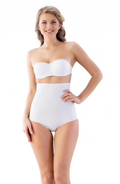 BEYAZ MI Emay 2813 Yüksek Bel Slip Lazer Korse