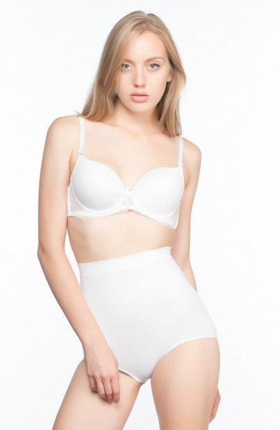 BEYAZ MI Emay 7024 Yüksek Bel Slip Korse