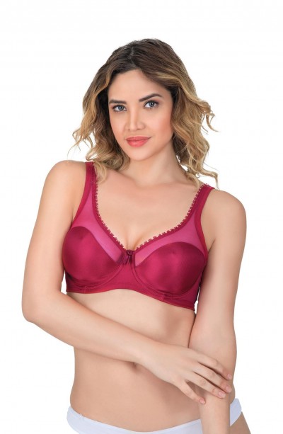 BORDO MI Emay 169 C Basic Balenli Toparlayıcı Sütyen