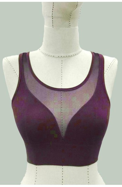 BORDO MI Emay 4028 Seamless Tül Toparlayıcı Büstiyer