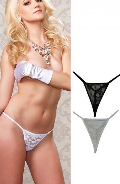 Dantelli Fantezi Tanga KülotModellerimizModellerimiz 83028-2Lİ