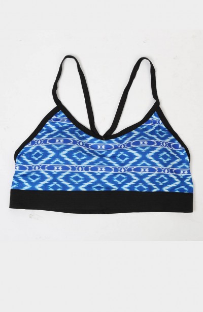 Derya Kurşun Basic Desenli Pedli Büstiyer 529M