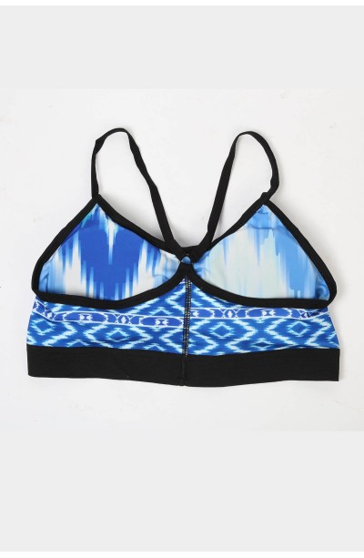 Derya Kurşun Basic Desenli Pedli Büstiyer 529M