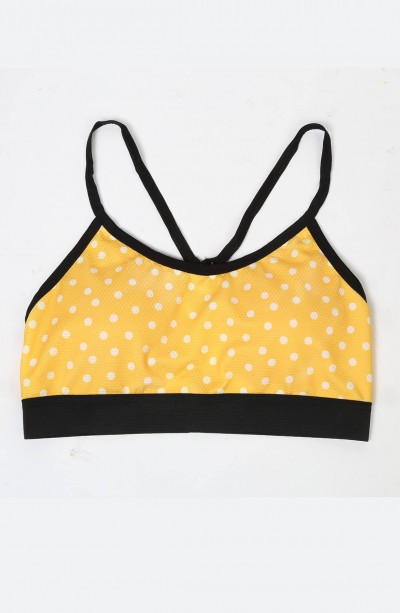 Derya Kurşun Basic Desenli Pedli Büstiyer 529S