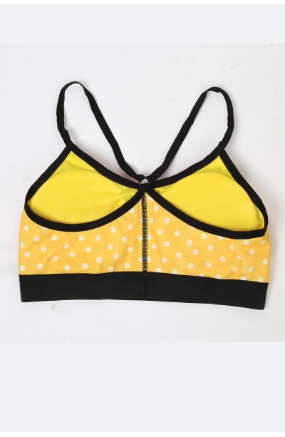 Derya Kurşun Basic Desenli Pedli Büstiyer 529S