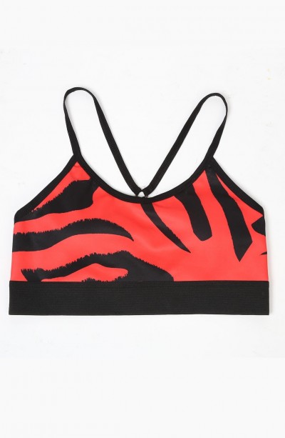 Derya Kurşun Basic Desenli Pedli Büstiyer 529K