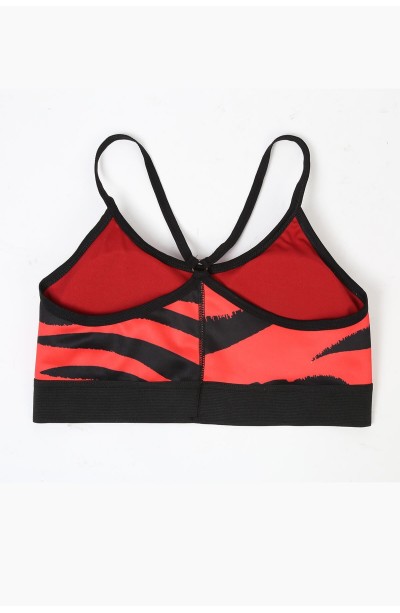 Derya Kurşun Basic Desenli Pedli Büstiyer 529K