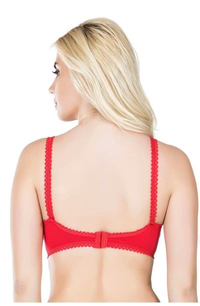 Derya Kurşun Dantel Askılı Büstiyer Sütyen 527