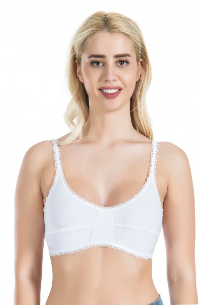 Derya Kurşun Dantel Askılı Büstiyer Sütyen 526