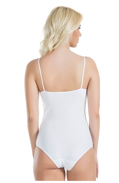 Derya Kurşun Dantelli Çıtçıtlı Kadın Body 311