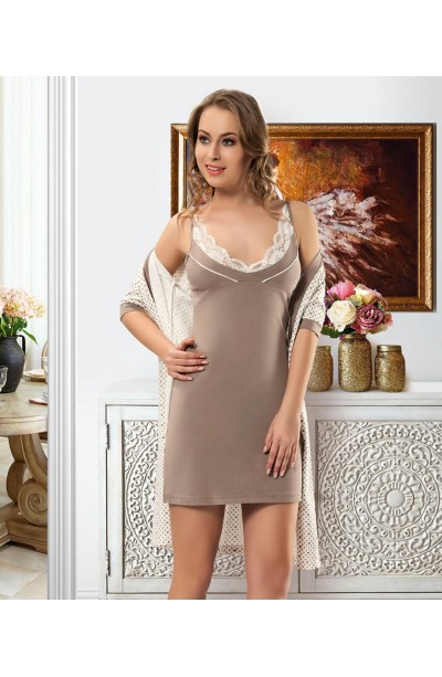 Derya Kurşun Gecelik Sabahlık Takım 1020