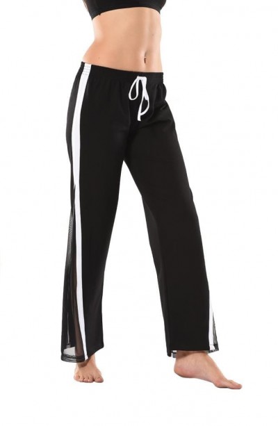 Derya Kurşun Transparan Detaylı Kadın Eşofman Altı DE010