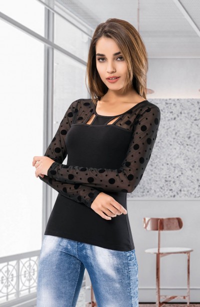 Derya Kurşun Uzun Kol Kadın Body 120