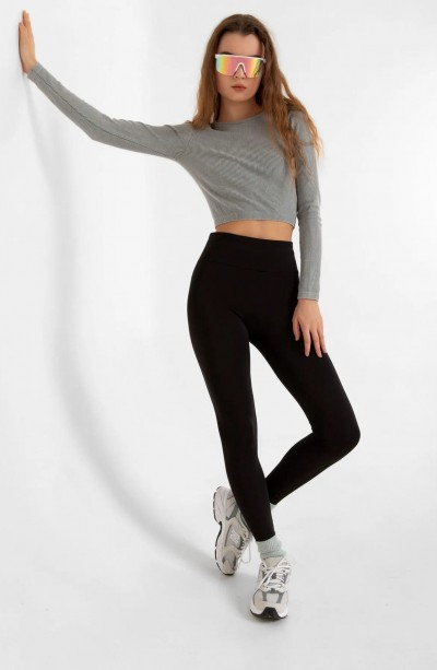 Derya Kurşun Yüksek Bel İçi Polarlı Dalgıç Tayt 0609