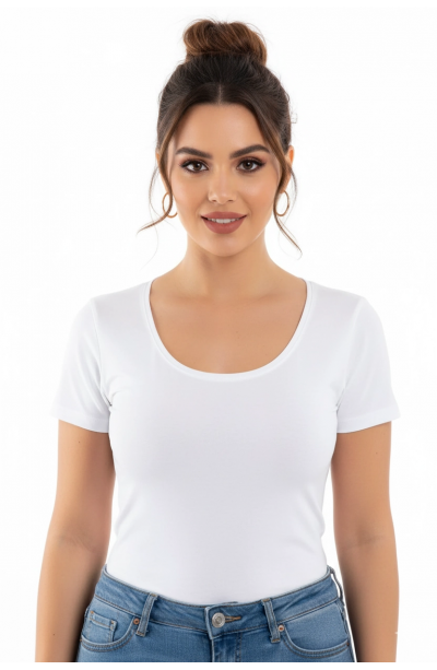 Dorya Açık Yaka Kısa Kol Atlet 1076