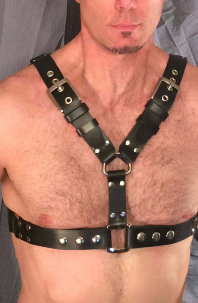 Erkek Erotik Giyim Deri Harness - APFTM22