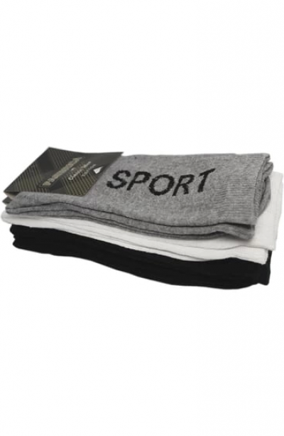 Fabbrica Sport Pamuklu Likralı Erkek Çorap Adet