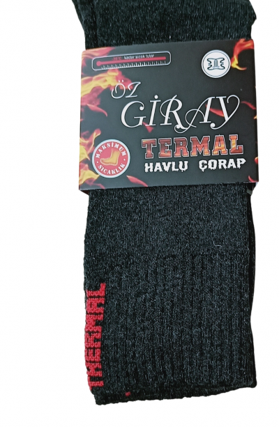 GİRAY TERMAL HAVLU ÇORAP 6 ADET