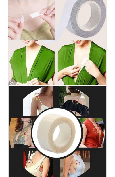 Göğüs Dikleştirici Elbise Altı Dekolte Ürün Aksesuarı Şeffaf Bant HM85227