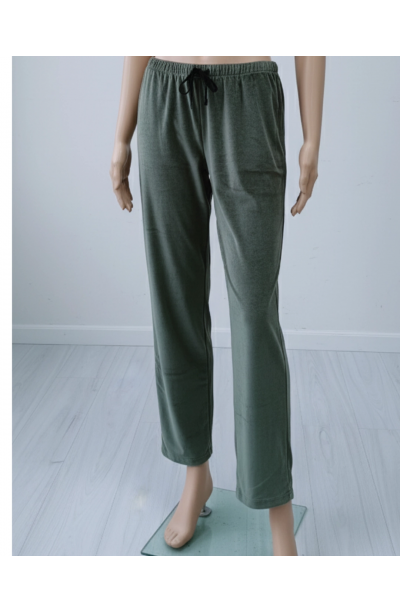 kadife bayan tek alt 9302 Fransız Kadife Açık Gri