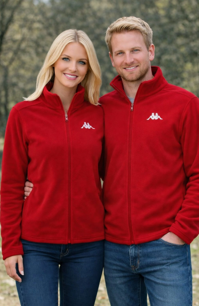 Kappa Tam Fermuarlı Polar Ceket