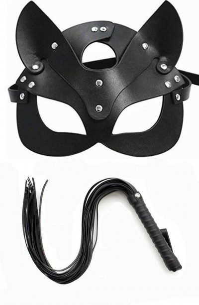 Kırbaç Maske Deri İkili Takım 700410