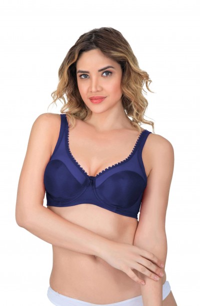 LACİVERT  MI Emay 169 C Basic Balenli Toparlayıcı Sütyen