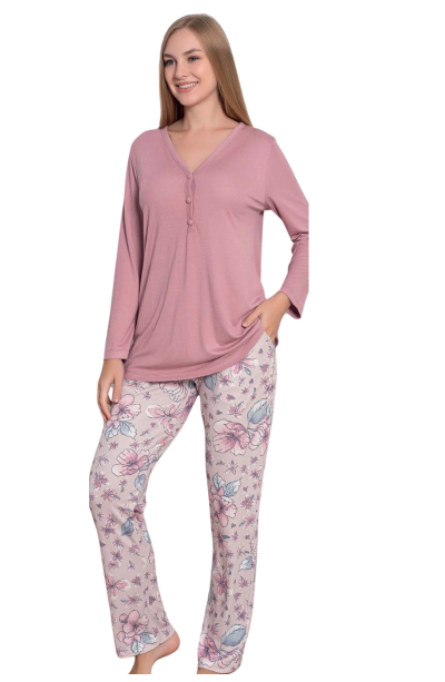 Limissi Desenli Melisa pijama Takımı 24408