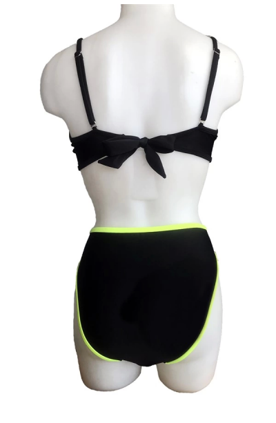 Mila Fermuarlı Straplez Kaplı Bikini Emp,