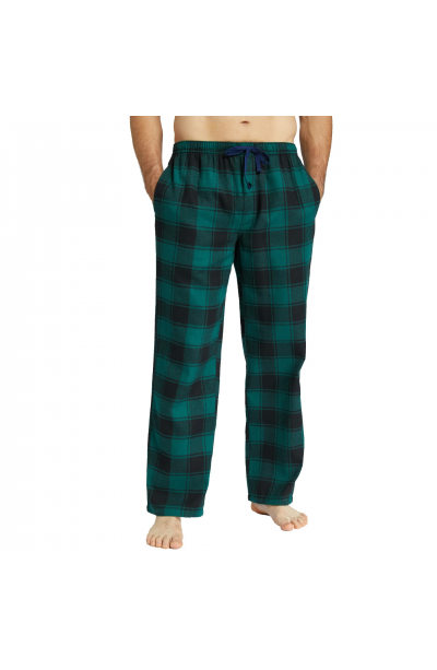 Pijalüx Erkek Kareli Poplin Cepli Alt Pijama