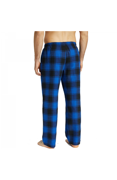 Pijalüx Erkek Kareli Poplin Cepli Alt Pijama