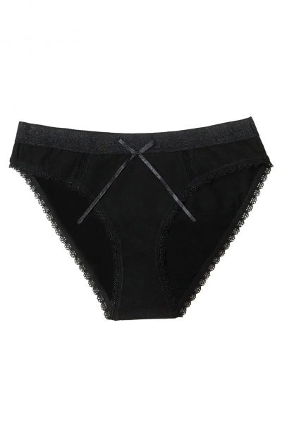 Şahinler Kadın Fiyonklu Fileli Bikini Külot B313